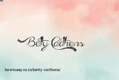 Betty Carthens