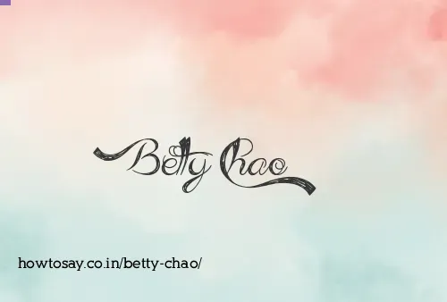 Betty Chao