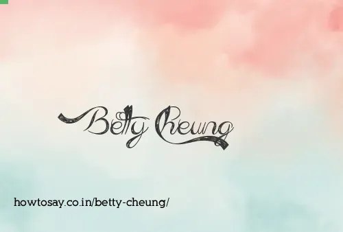 Betty Cheung