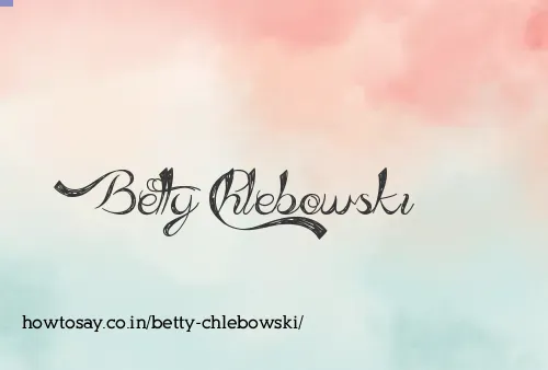 Betty Chlebowski