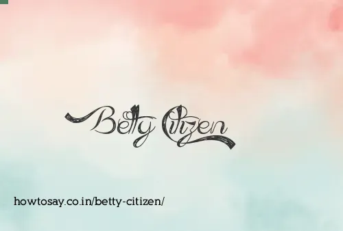 Betty Citizen