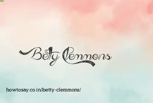 Betty Clemmons