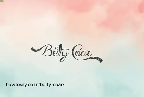 Betty Coar