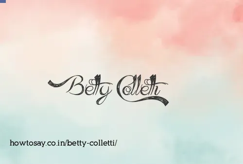 Betty Colletti