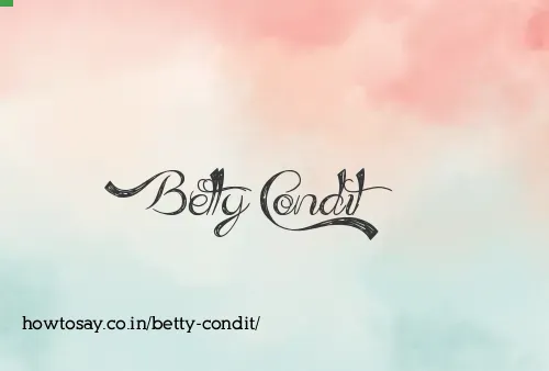 Betty Condit
