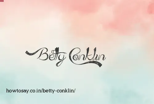 Betty Conklin