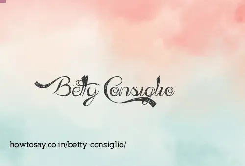 Betty Consiglio