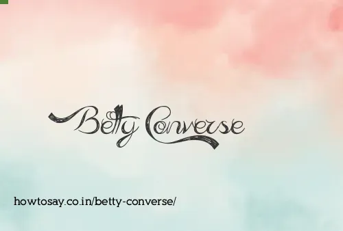 Betty Converse