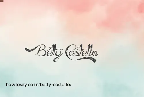 Betty Costello