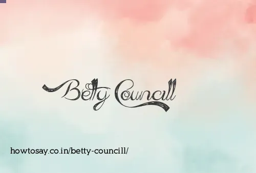 Betty Councill