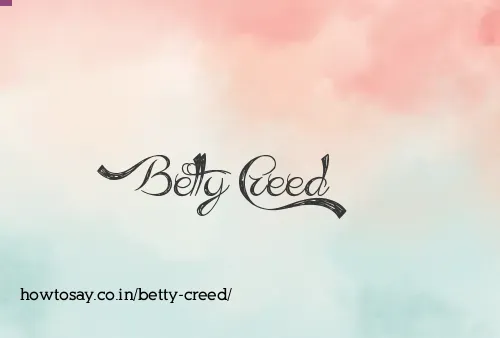 Betty Creed