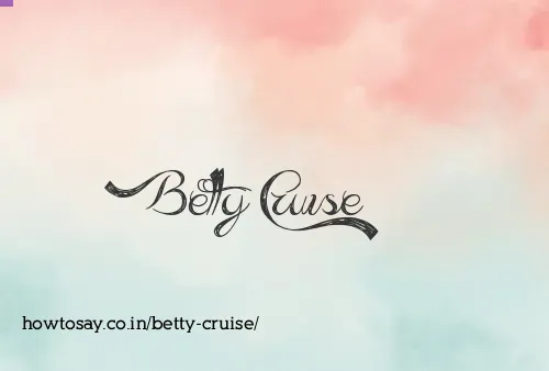 Betty Cruise