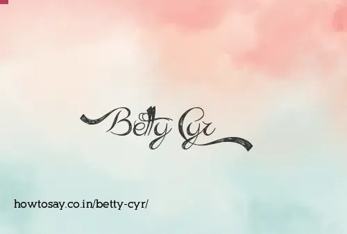 Betty Cyr