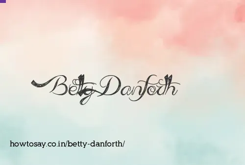 Betty Danforth