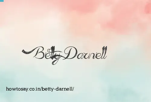 Betty Darnell