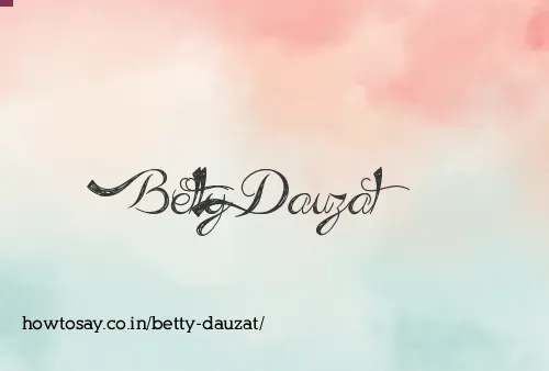 Betty Dauzat