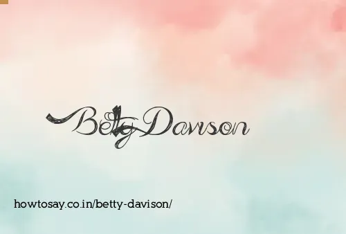 Betty Davison