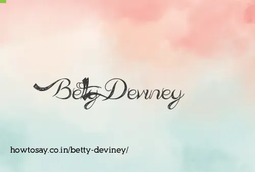 Betty Deviney