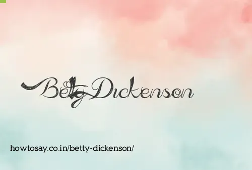 Betty Dickenson