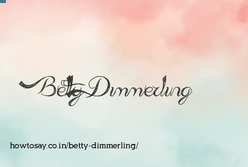 Betty Dimmerling
