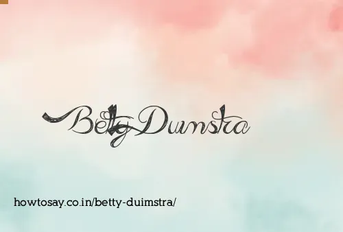 Betty Duimstra