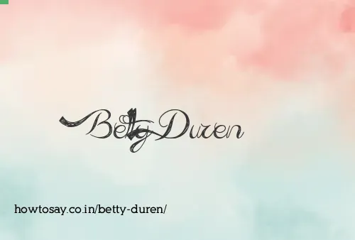 Betty Duren