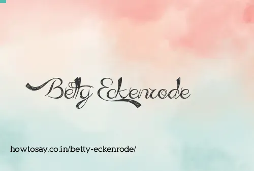 Betty Eckenrode
