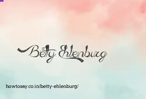 Betty Ehlenburg