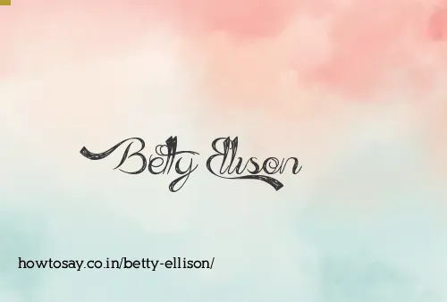 Betty Ellison