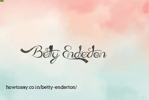 Betty Enderton