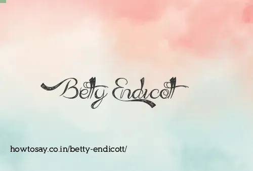 Betty Endicott