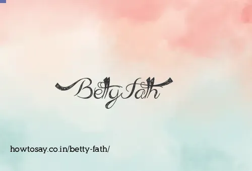 Betty Fath