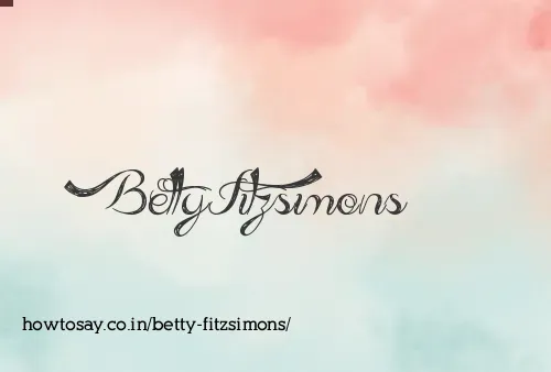 Betty Fitzsimons