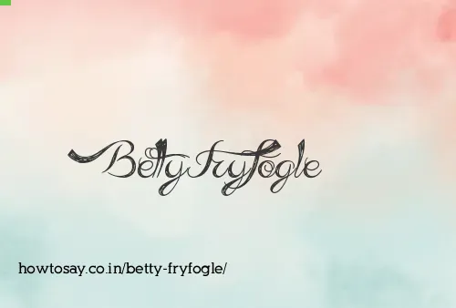 Betty Fryfogle