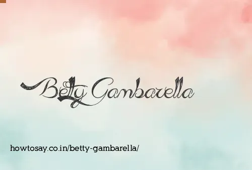 Betty Gambarella