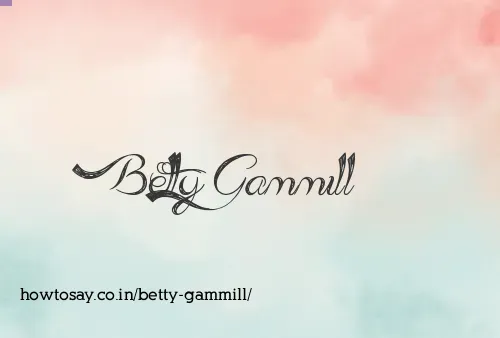Betty Gammill