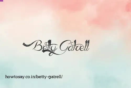 Betty Gatrell