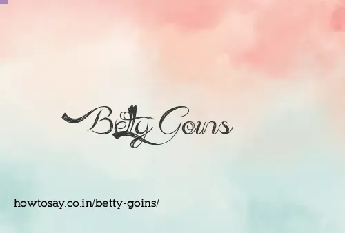 Betty Goins