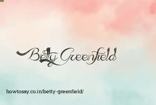 Betty Greenfield
