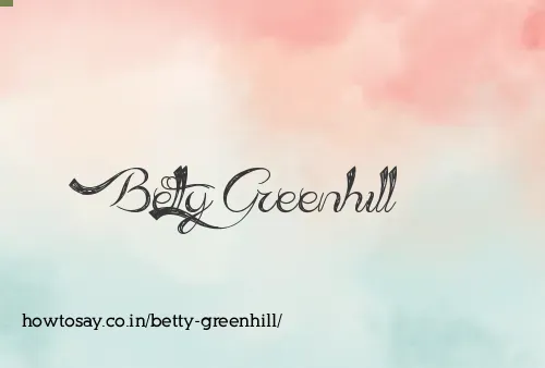 Betty Greenhill