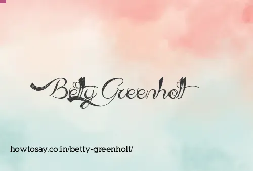 Betty Greenholt