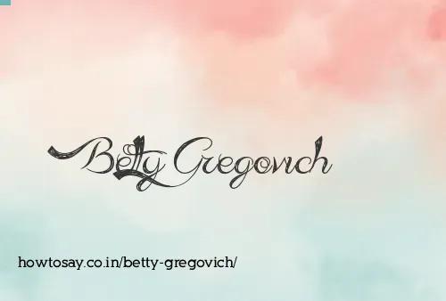 Betty Gregovich
