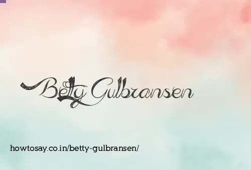 Betty Gulbransen