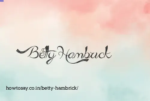Betty Hambrick