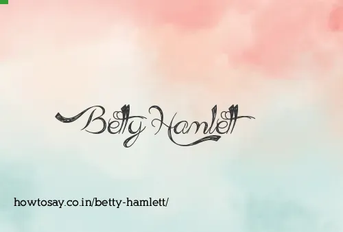 Betty Hamlett
