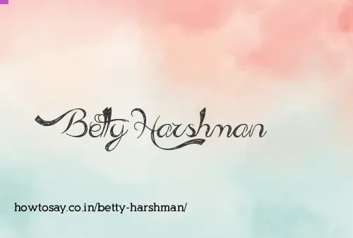Betty Harshman