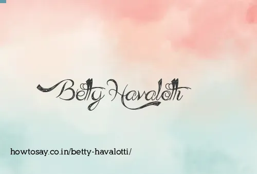 Betty Havalotti