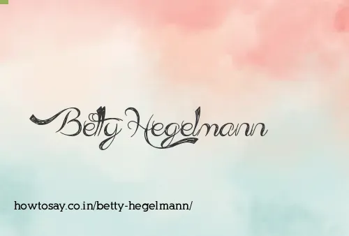 Betty Hegelmann