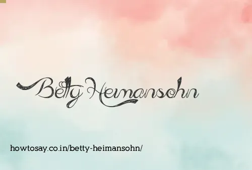 Betty Heimansohn