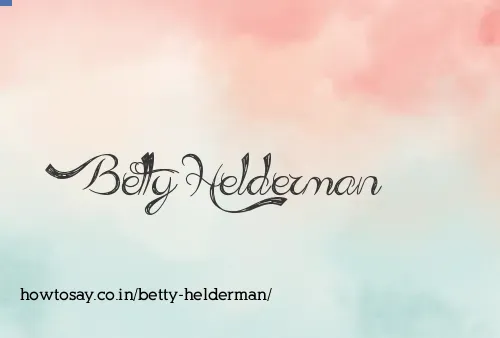 Betty Helderman